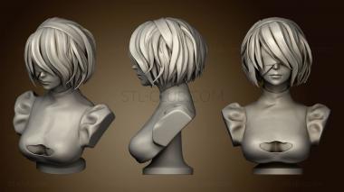 3D model 2B Bust (STL)